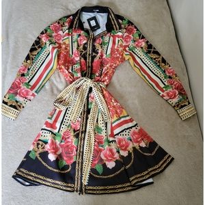 NWT Fashion Nova Shirt Dress Size (1X)